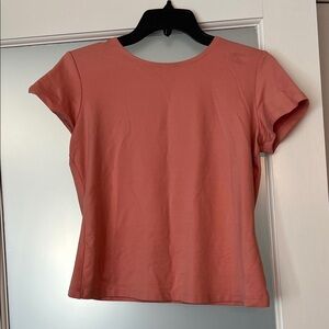 Ann Taylor Coral Short Sleeve Tee